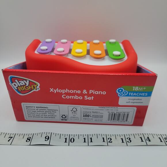 NEW Play right  Xylophone & Piano combo set childrens toy 18+ months - Picture 5 of 6